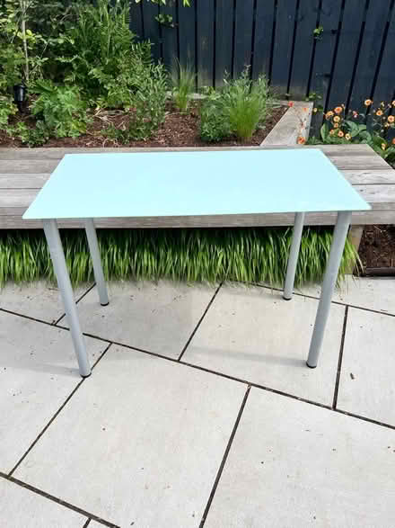 Photo of free Small desk/table - opaque glass (Colinton EH13) #1