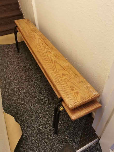 Photo of free 2 Solid wood benches (Temple Street OX4) #3