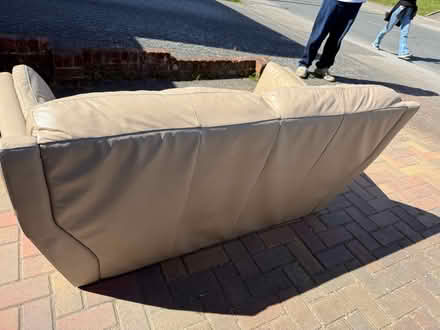 Photo of free 2 seater leather sofa (Earley RG6) #2
