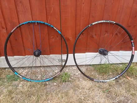 Photo of free Set of mountain bike wheels (Chiseldon, SN4) #1