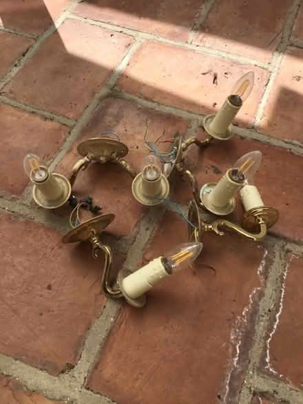 Photo of free Brass Wall Lights (North Ascot SL5) #1