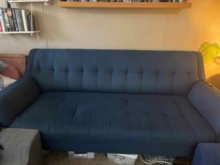 Photo of free Blue couch (Middle Town) #1