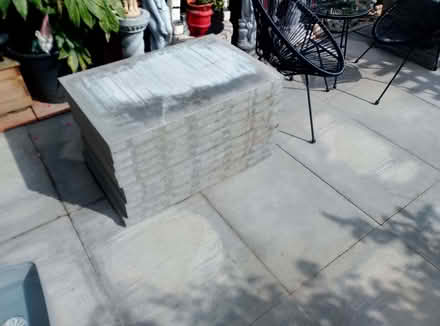 Photo of free New paving flags surplus left over from new patio x 20 (Fearnhead WA2) #1