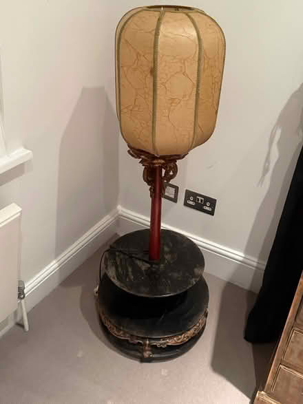 Photo of free Lamp stand and shade needs repair (Wimbledon, SW19) #1