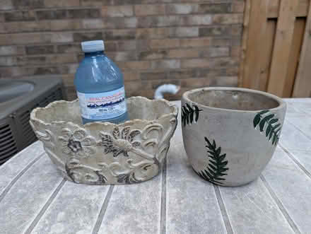 Photo of free Two plant pots - used (Streetsville) #1