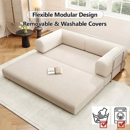 Photo of free Beautiful green couch (Bog Gate TW10) #3
