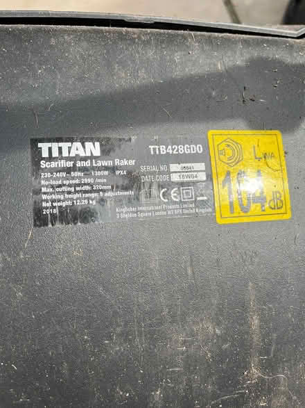 Photo of free Titan lawn scarifier/raker (B31 4QH) #4