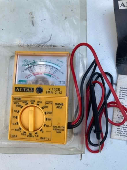 Photo of free Test meter, analogue (Oldfield Park BA2) #1