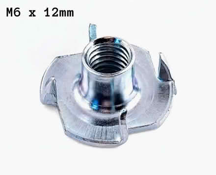 Photo of free Five T-Nuts in M6 x 12mm (Lipson PL4) #1