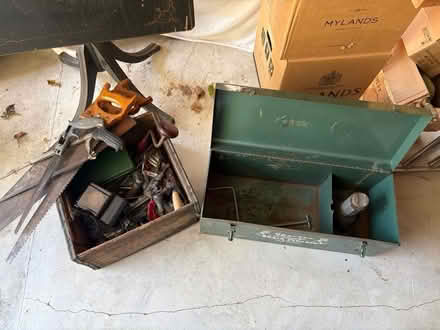 Photo of free Misc tools and vintage toolbox (Oradell, NJ) #1