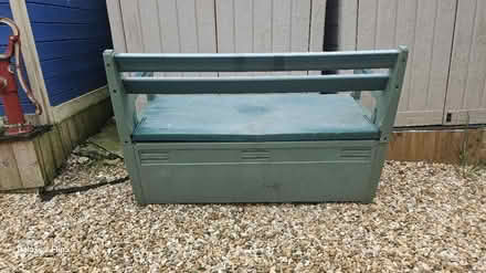Photo of free Garden Bench Storage Green Plastic (SK14) #3