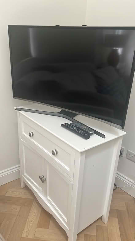 Photo of free Tv and TV unit (Fulham) #1