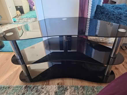 Photo of free Smoked glass corner unit (Merseyside) #1