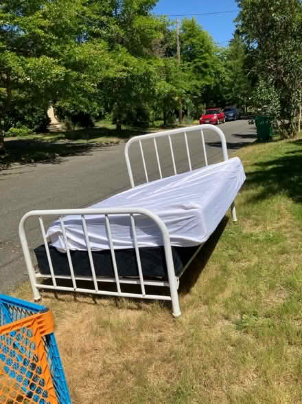Photo of free Full size bed (South Capitol, Olympia, WA) #1