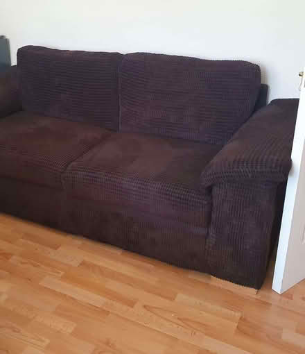 Photo of free Brown 2 Seater Sofa (Blubberhouses BD18) #1