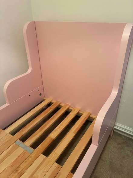 Photo of free IKEA Busunge Kids Bed Pink (Bicester) #1