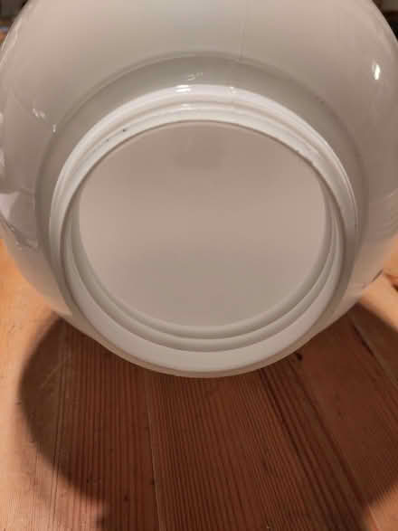 Photo of free White glass globe (Henleaze Ward BS9) #2