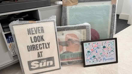 Photo of free X5 varying size frames with prints (Ancoats M4) #1