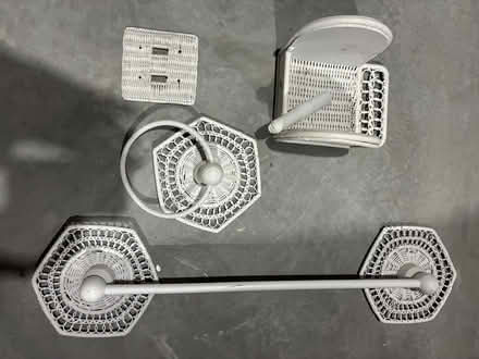 Photo of free Wicker Towel Bar and Bathroom Acc (Stevensville, MD 21666) #1