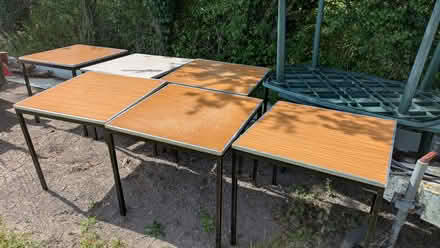 Photo of free Metal framed tables (Rooksbridge, Somerset BS26) #1