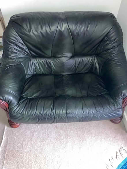 Photo of free 2 Seater Leather sofa (Bow E3) #3