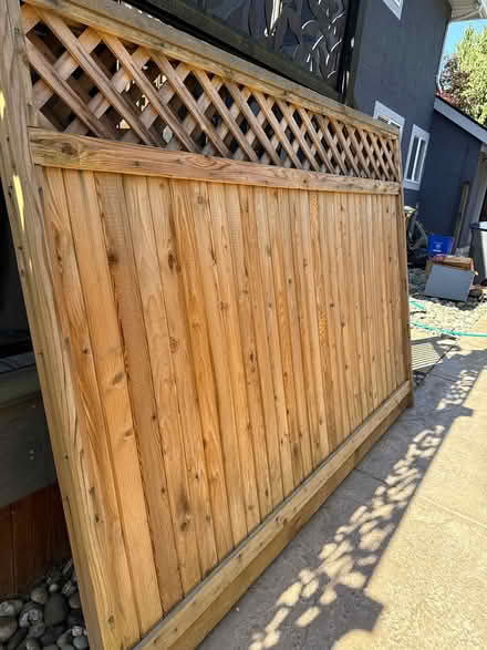 Photo of free 2 fence panels (Fraser Heights) #1