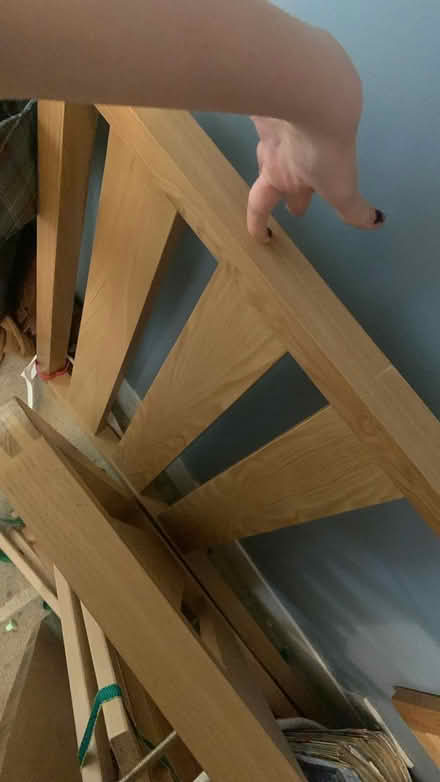 Photo of free Solid oak single bed (Brixton SW2) #2