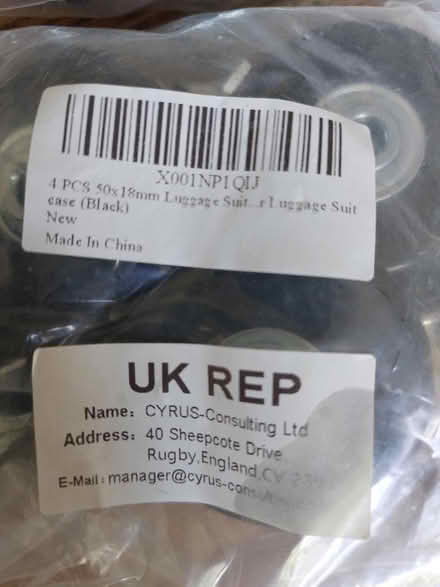 Photo of free Luggage wheels (Hollingdean BN1) #2