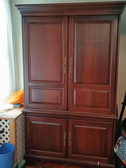 Photo of free Wooden armoire (Medford) #1