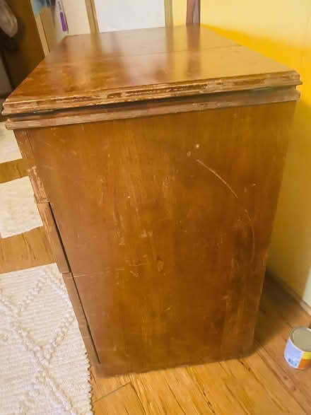 Photo of free all wood sewing machine cabinet (Romulus, mi) #4