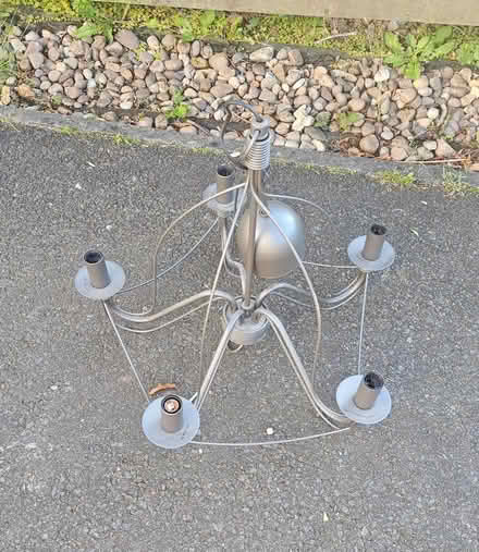 Photo of free Industrial style chandelier (Barnton EH4) #1