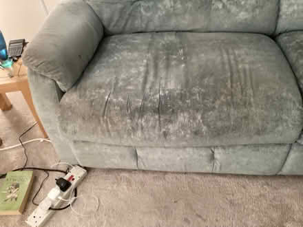 Photo of free Green sofas x 2 (Harold Wood RM3) #3