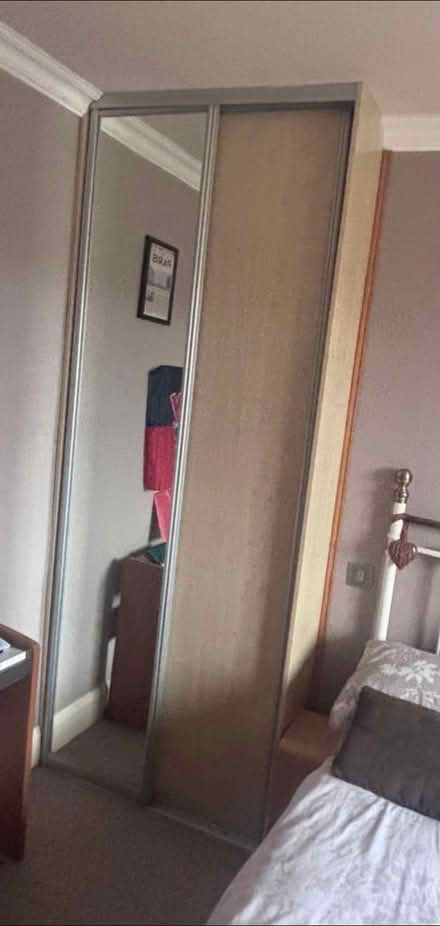 Photo of free 2 Sliding mirror and 2 wooden doors (Chipping Norton OX7) #1