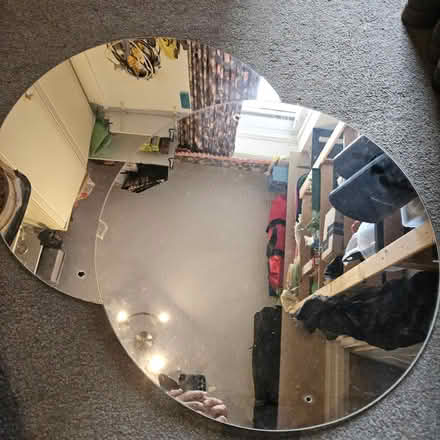 Photo of free 2 round mirros, diameter 23" 58cm (Grange Farm IP5) #4