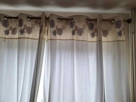 Photo of free 4x cream curtain panels (Maidenhead SL6) #1