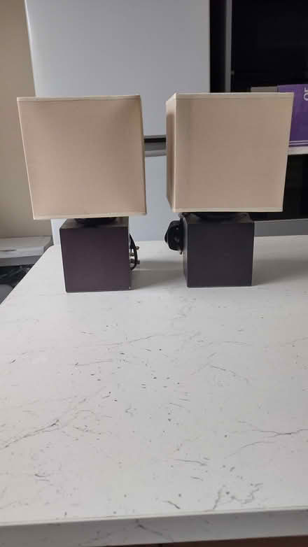 Photo of free Pair of small bedside lamps (North Bretton PE3) #1