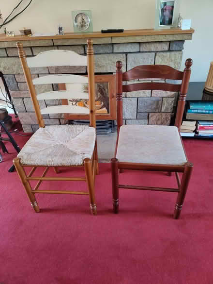 Photo of free Two kitchen chairs (Leominster HR6) #1