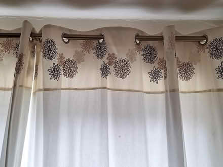 Photo of free 4x cream curtain panels (Maidenhead SL6) #2