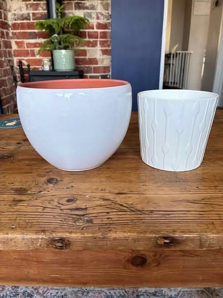Photo of free Two ceramic pots (Sproughton IP8) #1