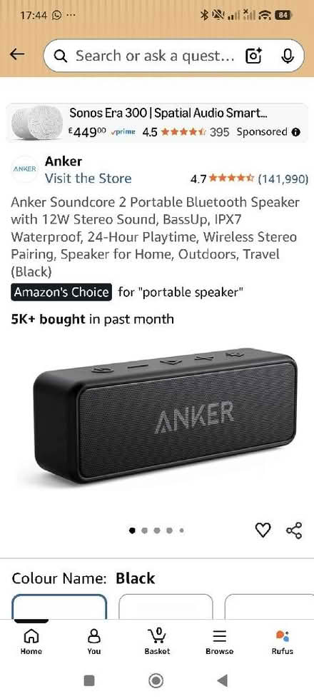 Photo of portable speaker (Twerton BA2) #1