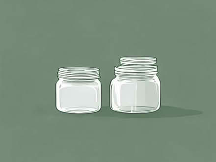 Photo of free Glass Jars With Lids (Hextable DA2) #1