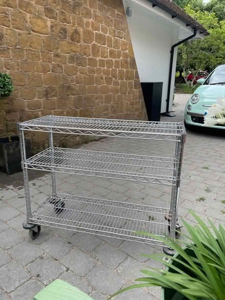 Photo of free Wheeled metal trolley, lockable castors. (Kenilworth CV8) #1