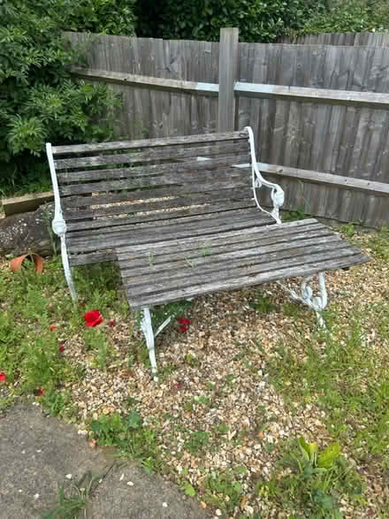 Photo of free Garden bench and table set (Bletchley MK3) #1