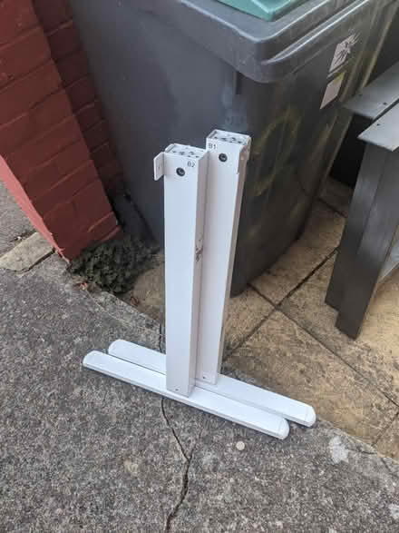 Photo of free Sit stand legs (no hardware etc) (South Tottenham N15) #1