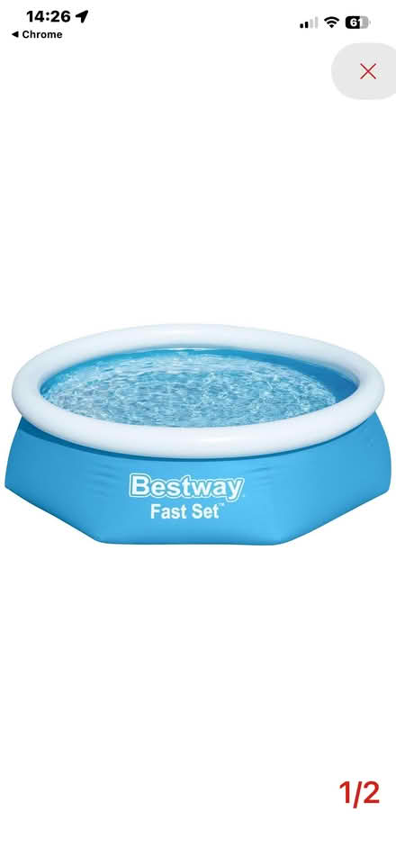 Photo of free Paddling pool large about 8 feet wide (St Albans AL3) #1