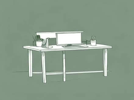 Photo of free Ikea corner office desk, 5ft (Plantation G51) #1