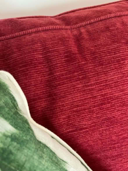 Photo of free Lovely dark red fabric sofa (Notting Dale W11) #4
