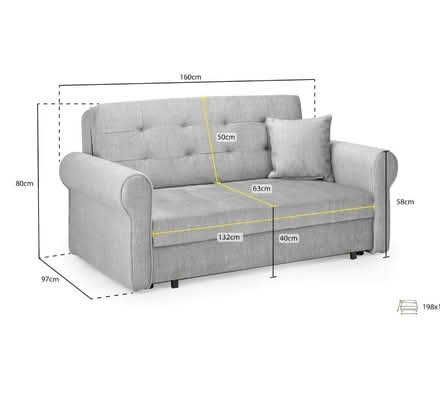 Photo of free Grey Sofa Bed (Hertsmere WD6) #2