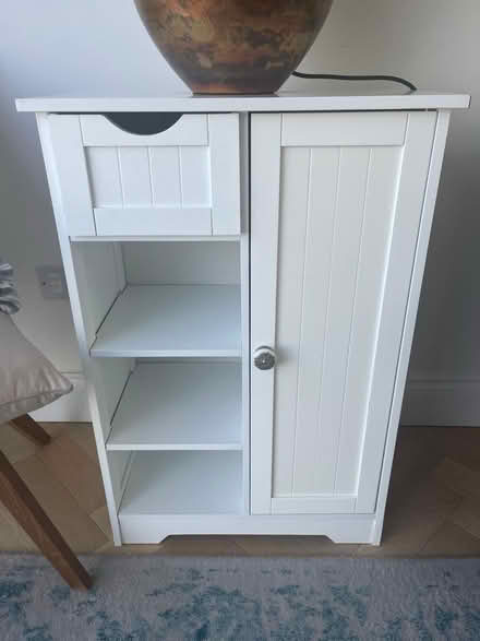 Photo of free Lovely white side table (Fulham) #1