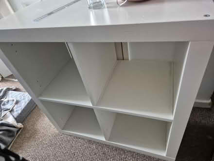 Photo of free 2 x 2 Kallax unit white (Wolverhampton WV10) #1